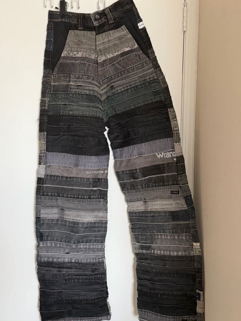 Handmade Patchwork Denim Jeans